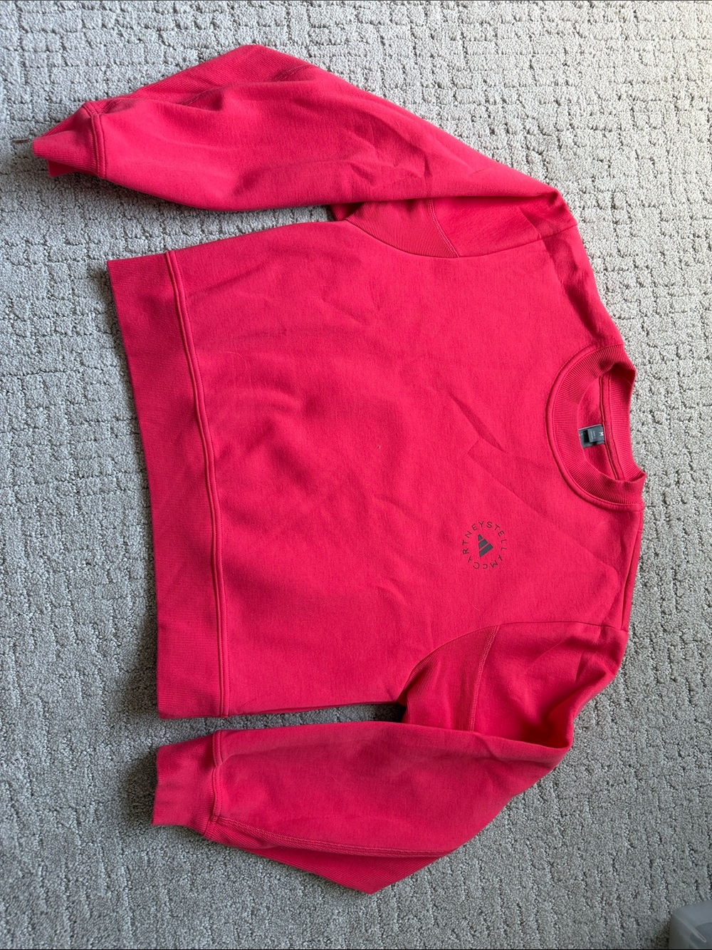 ADIDAS BY STELLA MCCARTNEY REGULAR SWEATSHIRT in corpink NWOT